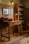 Mission Oak Desk with Removable Organizer - Walnut