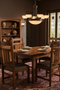 Mission Style White Oak Square Dining Table Set - (2 Colors Available)