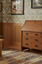 Mission Solid Oak Secretary Desk - Michaels Cherry