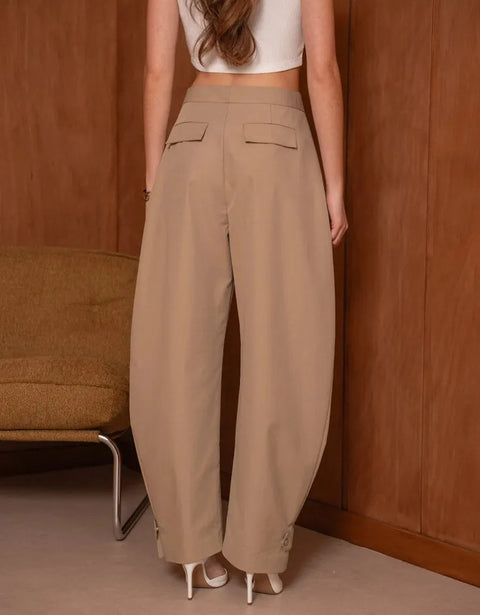 Urban Balloon Pants with A Tie At the Hem