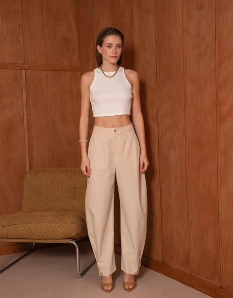 Urban Balloon Pants with A Tie At the Hem