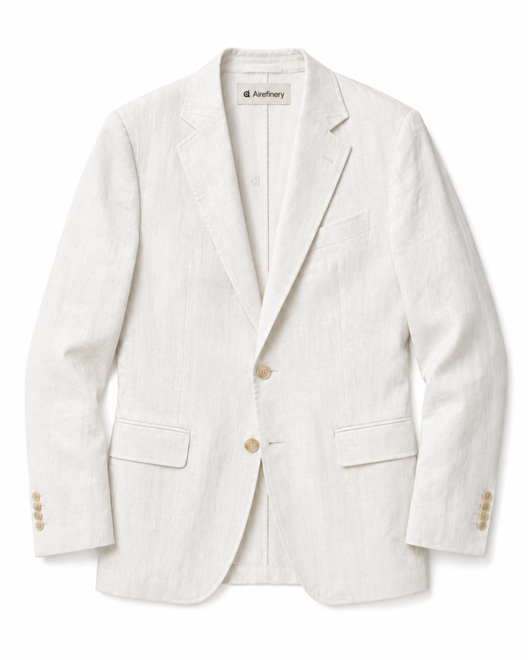 Monaco Linen Blazer – Off White