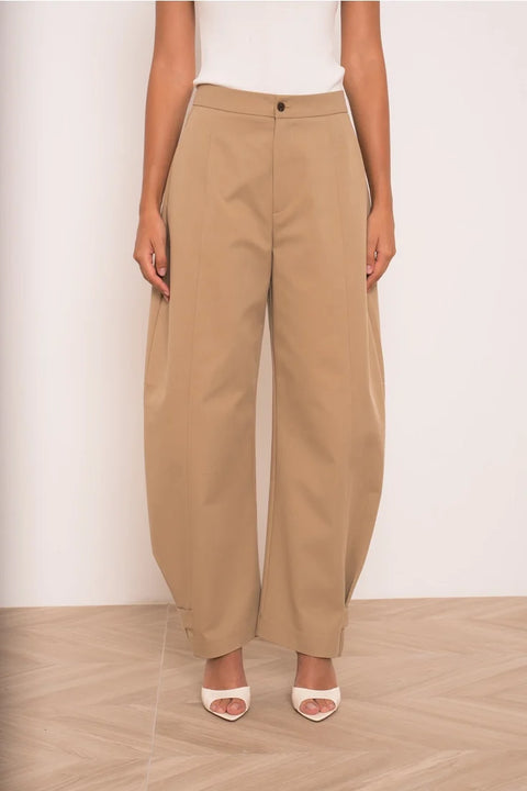 Utility Balloon Pants with A Fastening At the Hem