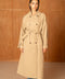 Utility Oversized Long Double-Breasted Trench