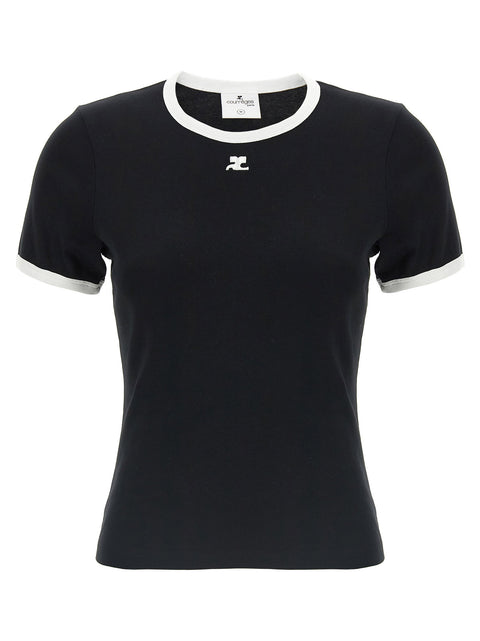 Courreges Signature Contrast T-shirt