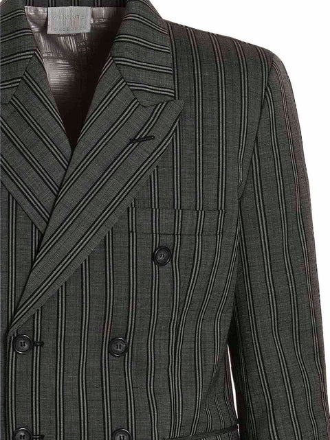 Vtmnts Blazer Tonal Double Breasted Tailored