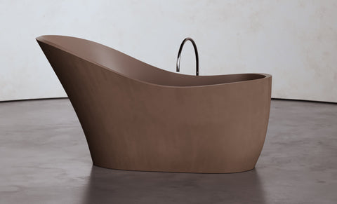 Slipper Freestanding Concrete Bathtub – Studio Collection