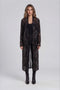 Velvet Burnout Duster with Metallic Paisley Overlay