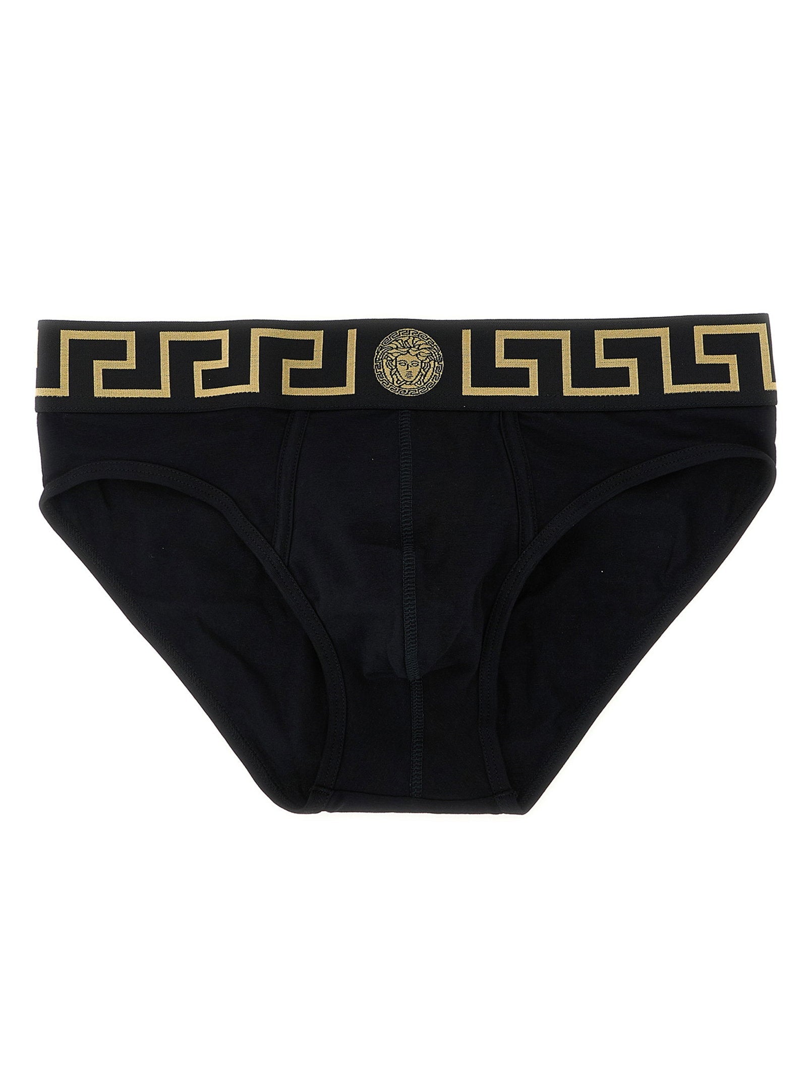 Versace 2-pack Briefs With Greca Pattern