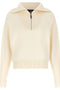 Perfect Moment Ultrafine Merino Wool Half-zip Sweater