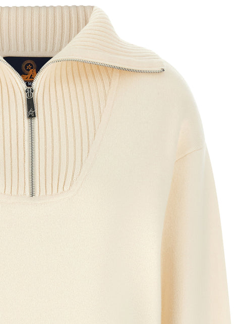 Perfect Moment Ultrafine Merino Wool Half-zip Sweater