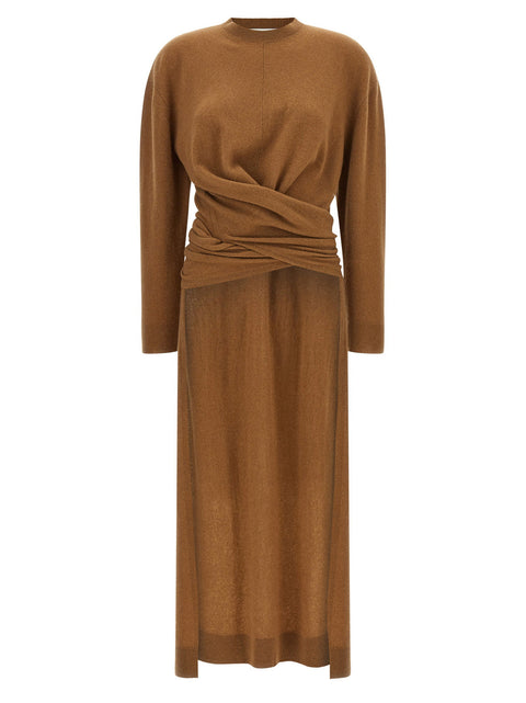 Darkpark Long Gia Sweater Knotted At The Waist