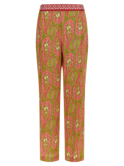Etro Paisley Foliage Pants