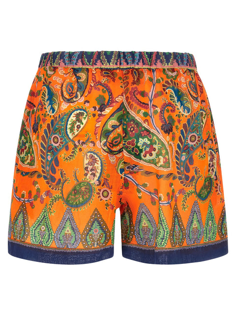 Etro Ramie Shorts