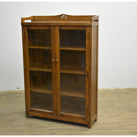 Pre-Order Mission Bookcase / Curio Cabinet - Walnut (W1)
