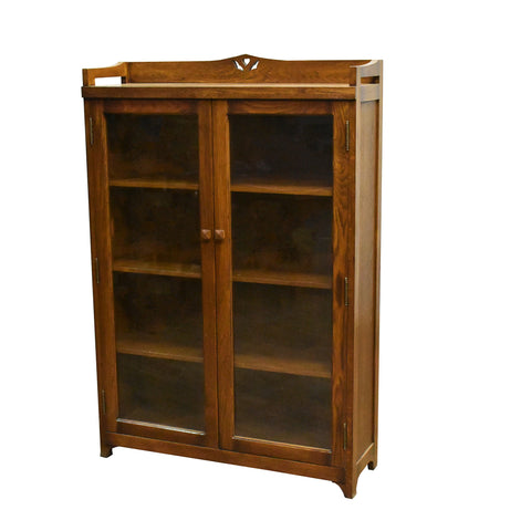Pre-Order Mission Bookcase / Curio Cabinet - Walnut (W1)