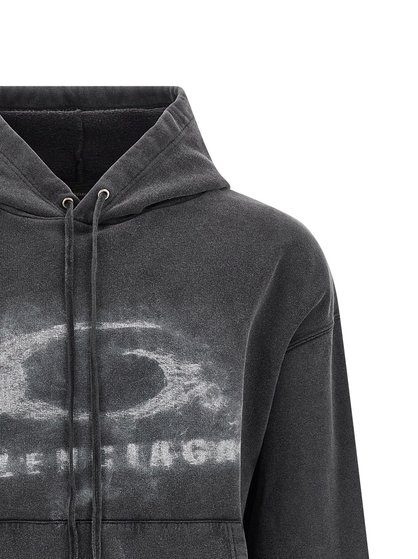 Washed Crayon Loop Fleece Hoodie
