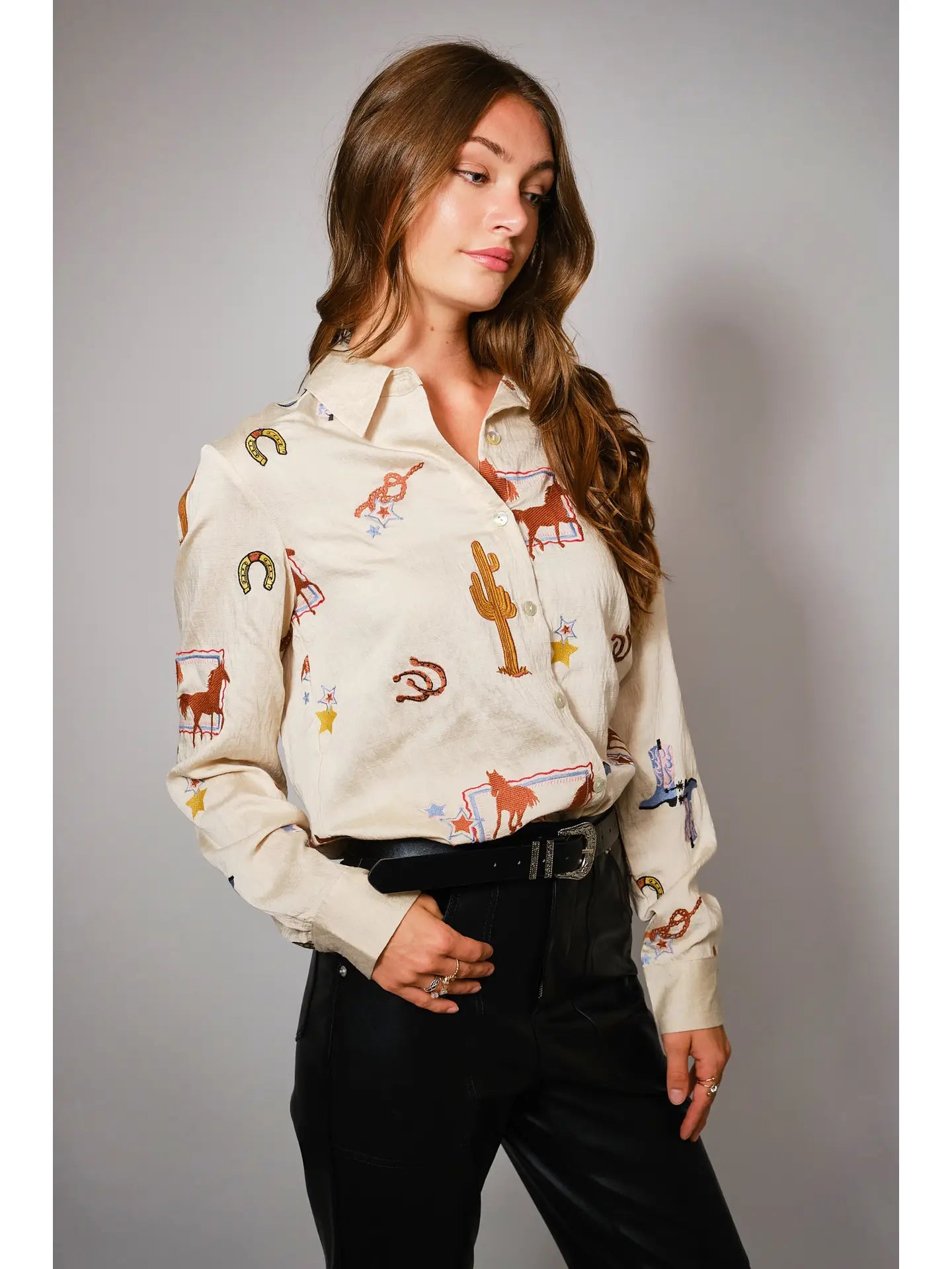 Western Embroidered Shirt