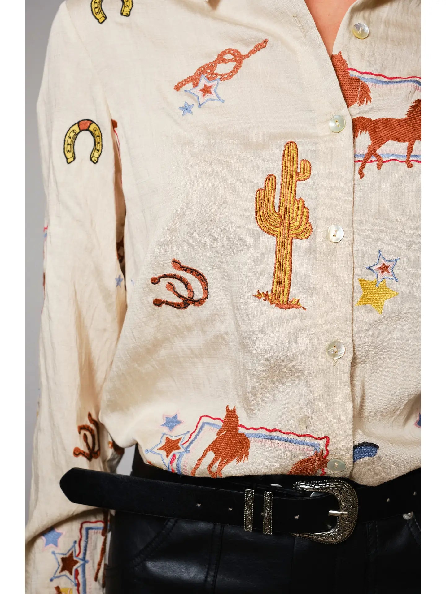 Western Embroidered Shirt