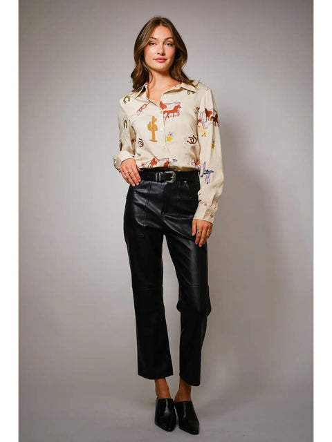 Western Embroidered Shirt