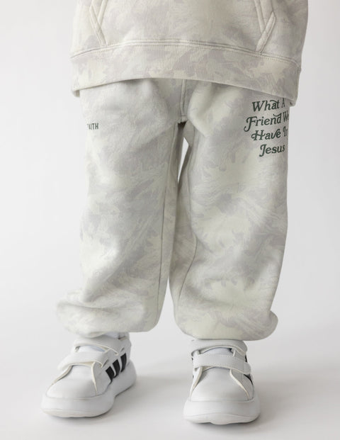 What a Friend in Jesus Camo Kids Sweatpant