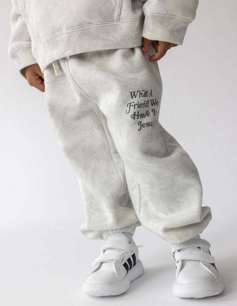 What a Friend in Jesus Camo Kids Sweatpant