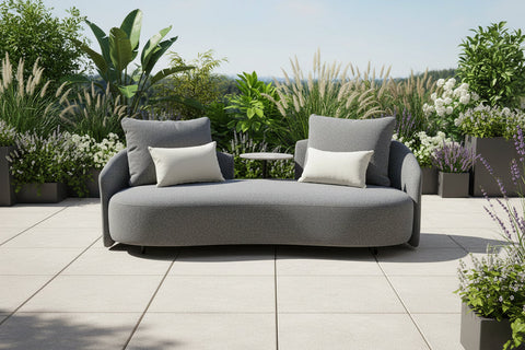 Serene Outdoor 6-Piece Lounge Set –  2-Sofas, Arm chair & Table Set