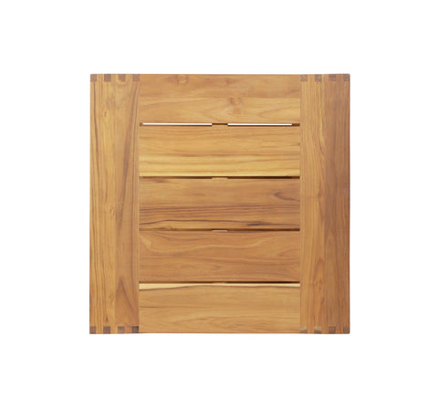 Imperial Grove Solid Teak Wood Outdoor End Table Stylish