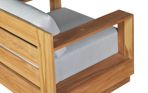 Imperial Grove Outdoor Solid Teak Wood Armchair