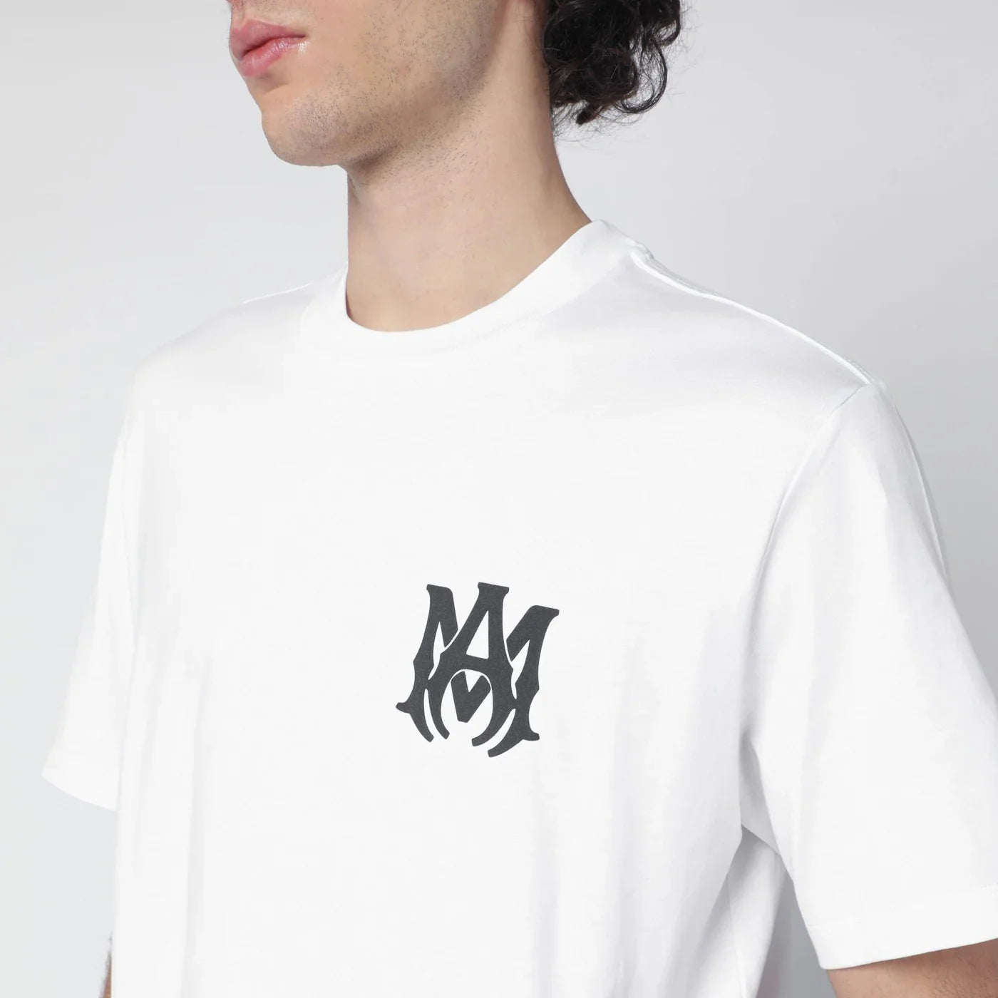 White Cotton Logo T-Shirt for Everyday Comfort