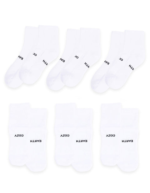 Men's Essential Quarter Sock 6-Pack