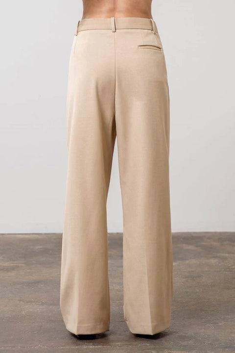 Wide Leg Pleated Dress Pants