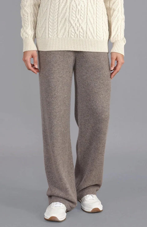Womens Lambswool Knitted Trousers Vole