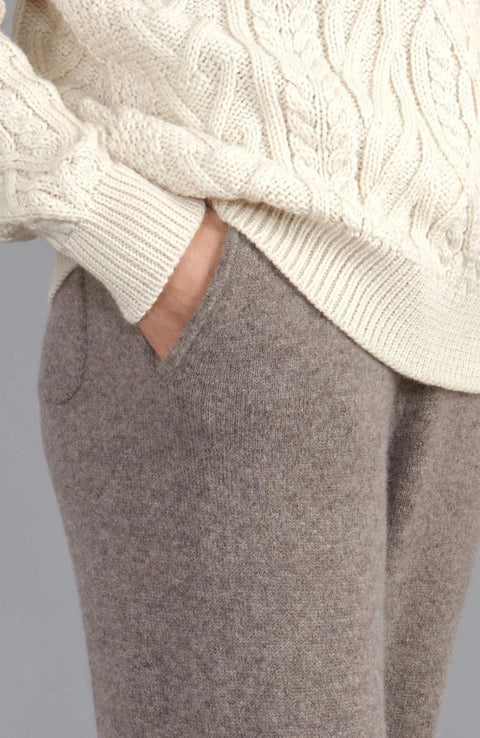 Womens Lambswool Knitted Trousers Vole