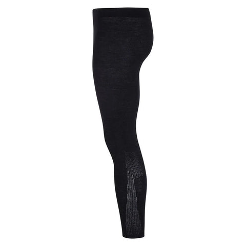 Womens Midweight Merino Activewear Thermal Leggings  Black