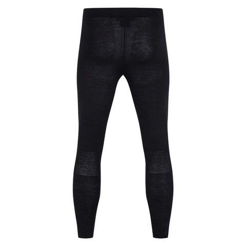 Womens Midweight Merino Activewear Thermal Leggings  Black