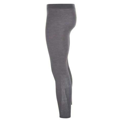 Womens Midweight Merino Activewear Thermal Leggings  Storm Grey