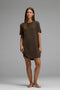 Women's Bamboo Rib-Knit Boyfriend Sleep Dress