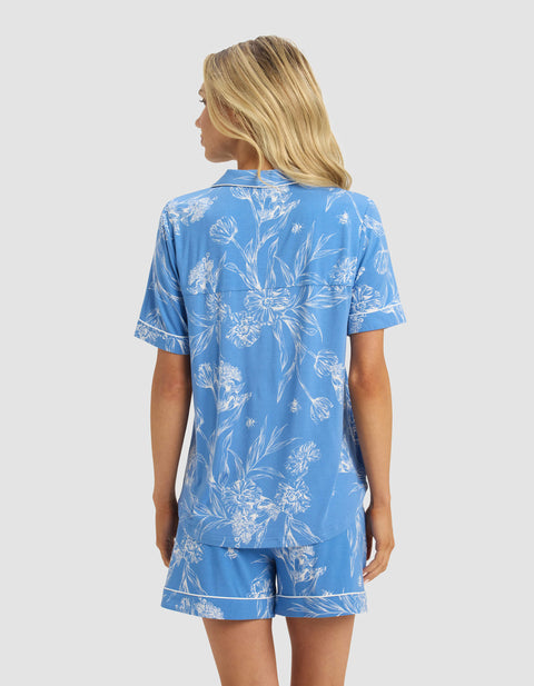 Women's Bamboo Stretch-Knit Short Sleeve Pajama Top (Collective)