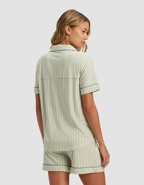 Women's Bamboo Stretch-Knit Short Sleeve Pajama Top (Collective)