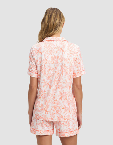 Women's Bamboo Stretch-Knit Short Sleeve Pajama Top (Collective)