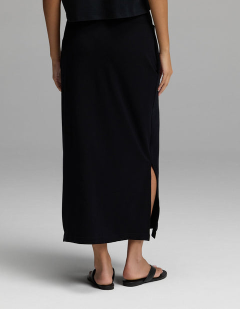 Women's Brushed Bamboo Midi Skirt