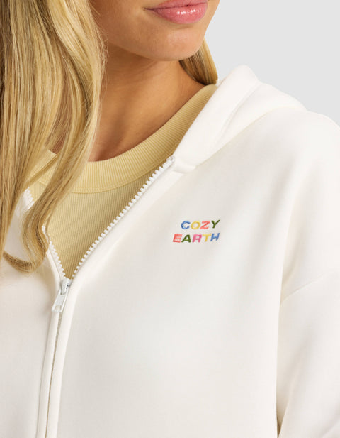 Women's Cityscape Full-Zip Hoodie & Sweatpant Set