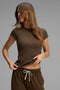 Women's Fine Ribbed Tee