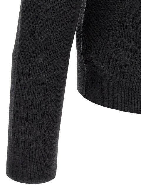 Veilance Black Conic Sweater