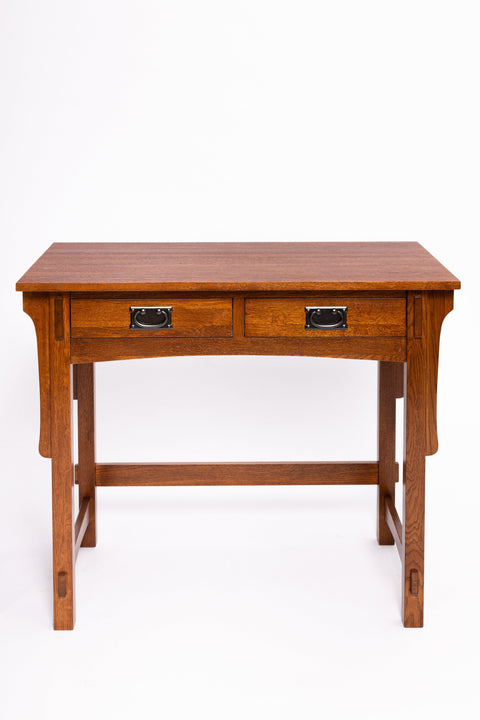 Mission Quarter Sawn Oak Writing Desk - MC