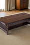 Mission Crofter Style 6 Drawer Coffee Table - Walnut