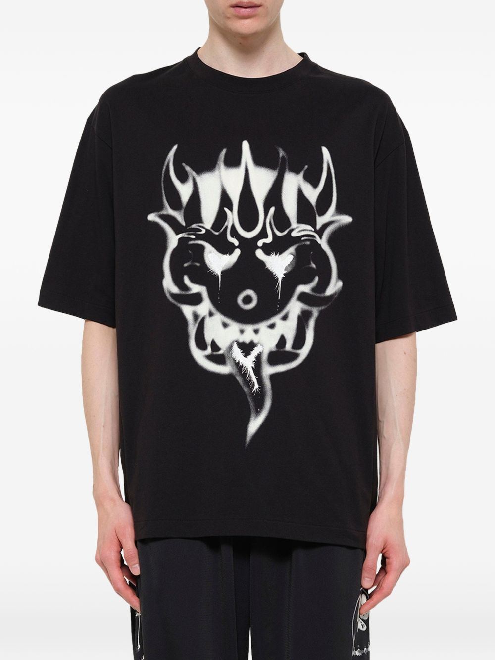 Y-3 T-shirts and Polos BLACK