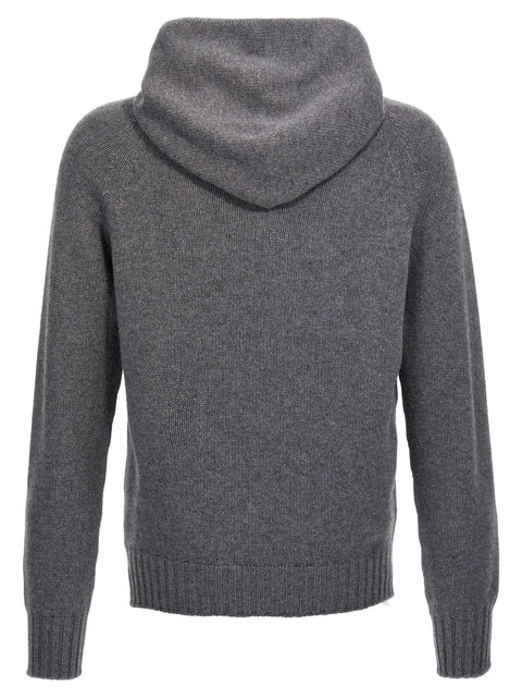 Ma'ry'ya Wool Hooded Sweater