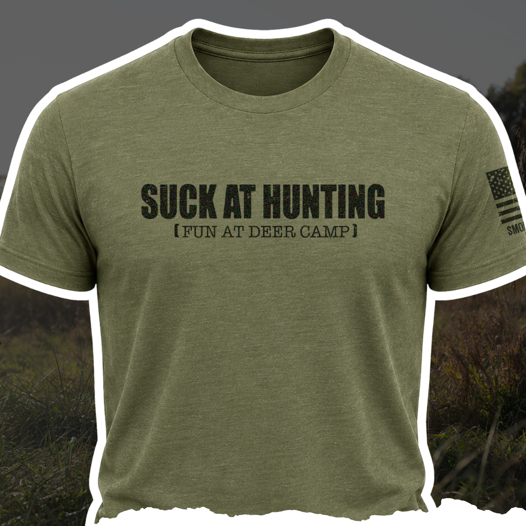 "Suck At Hunting" Tee